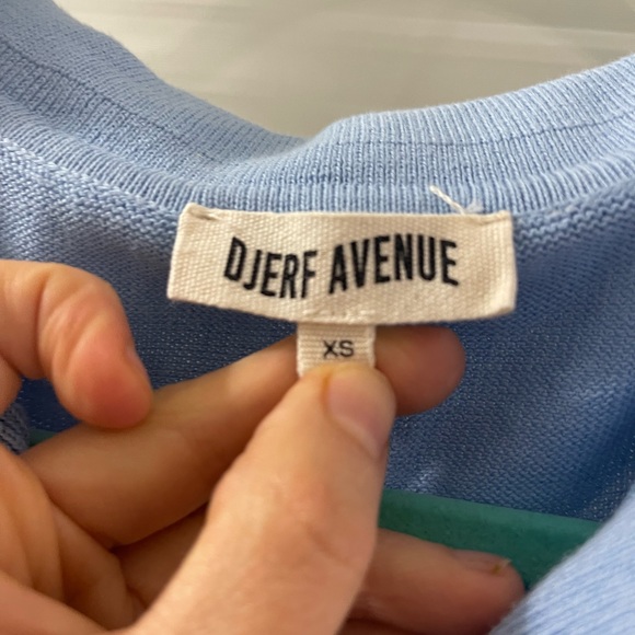 SOLD Djerf avenue blue getaway top in perfect condition only worn once! - Picture 4 of 5